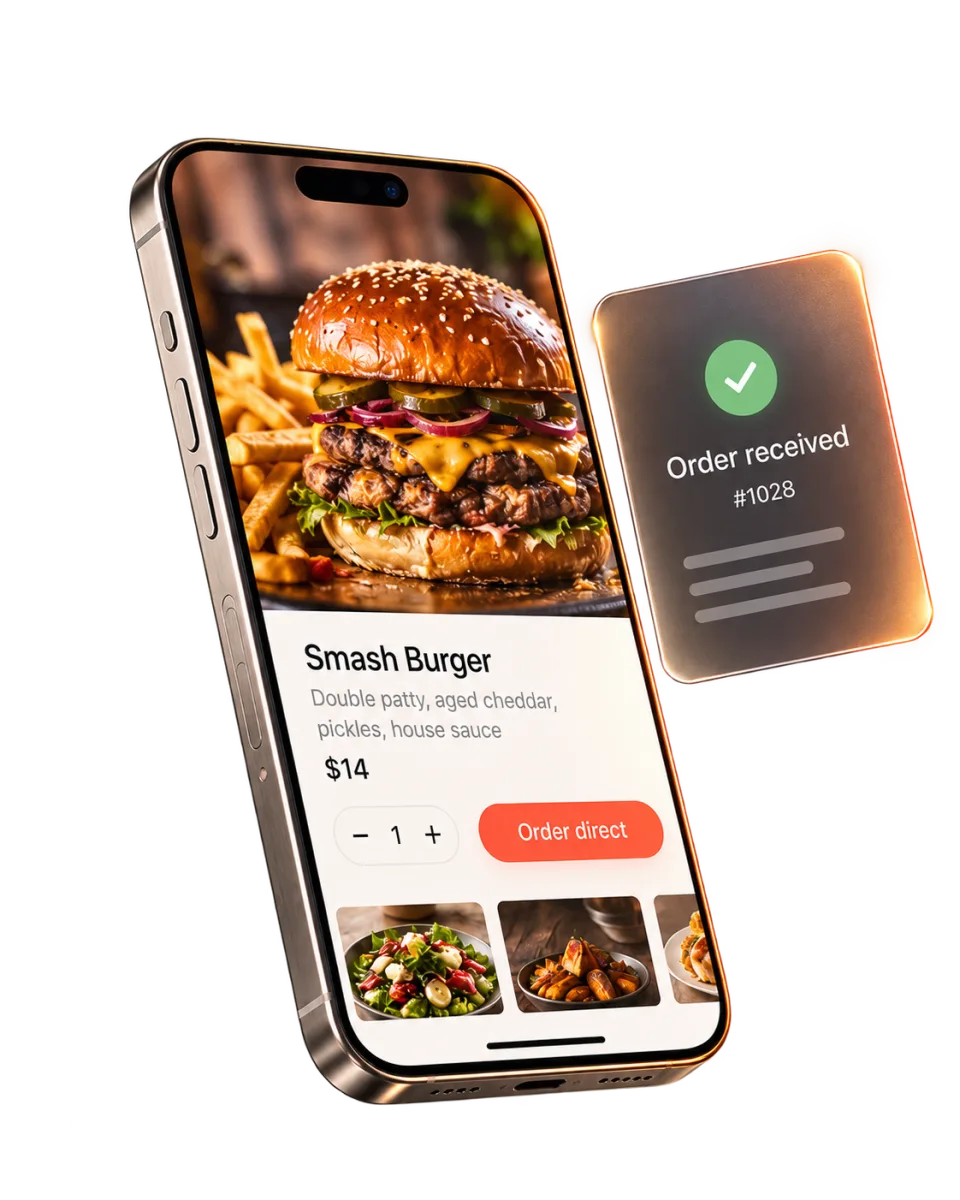 Online Ordering product concept